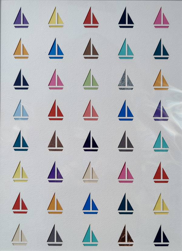 - a , Paper Sculpture by Debs Martin, measuring 37 x 28 cm (H x W) framed at 50 x 43 cm £90